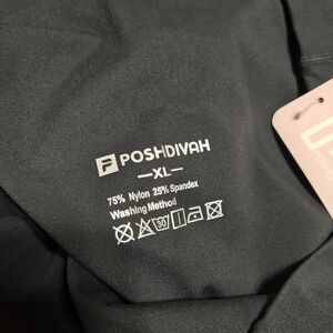 Poshdivah Black Leggings XL